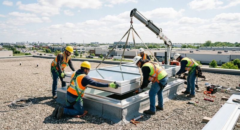 Commercial Skylight Renovation in Puyallup, WA
