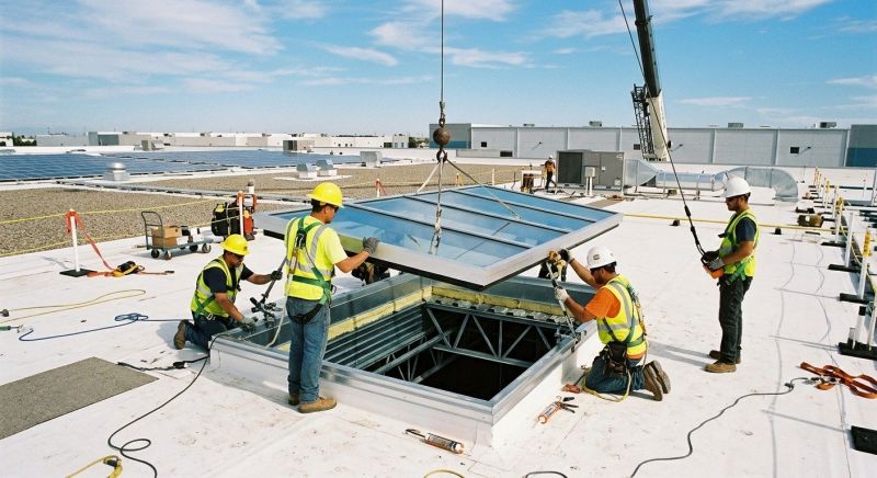 Commercial Skylight Renovation in Beaumont, TX