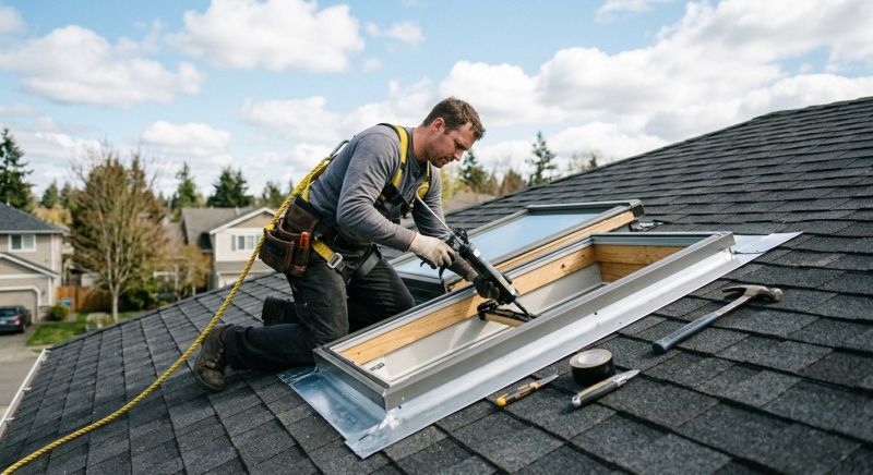 Skylight Glass Repair in Bellevue, WA